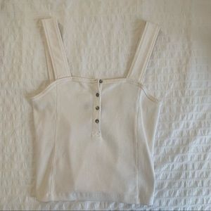Abercrombie white tank top